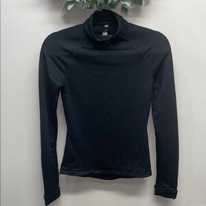 Adidas COLD.RDY Black Mock Neck Long Sleeve Thermal Training Tee FT7020 XS
